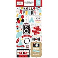 Echo Park Paper Company Magic Adventure 2 6x13 Accents aglomerado- negro- rojo- amarillo- verde azulado- kraft